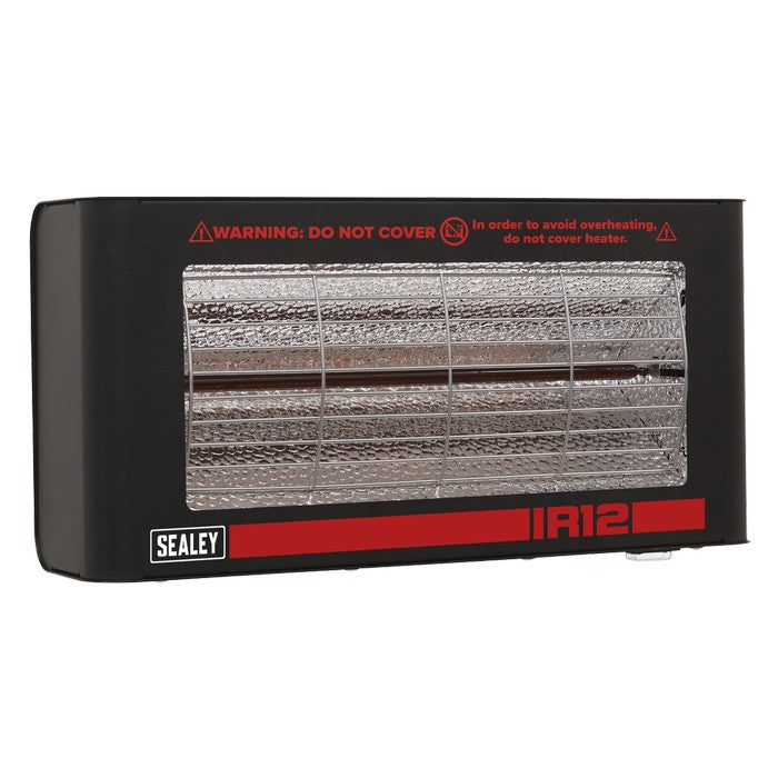 Infrared Quartz Heater - Wall Mounting 1.2W/230V