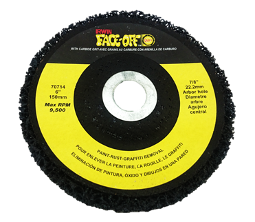 Irwin Face-Of disk fir paint,rust and graffiti removal.  Pack of 5.
