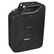Screw Cap Metal Jerry Can 20L - Black