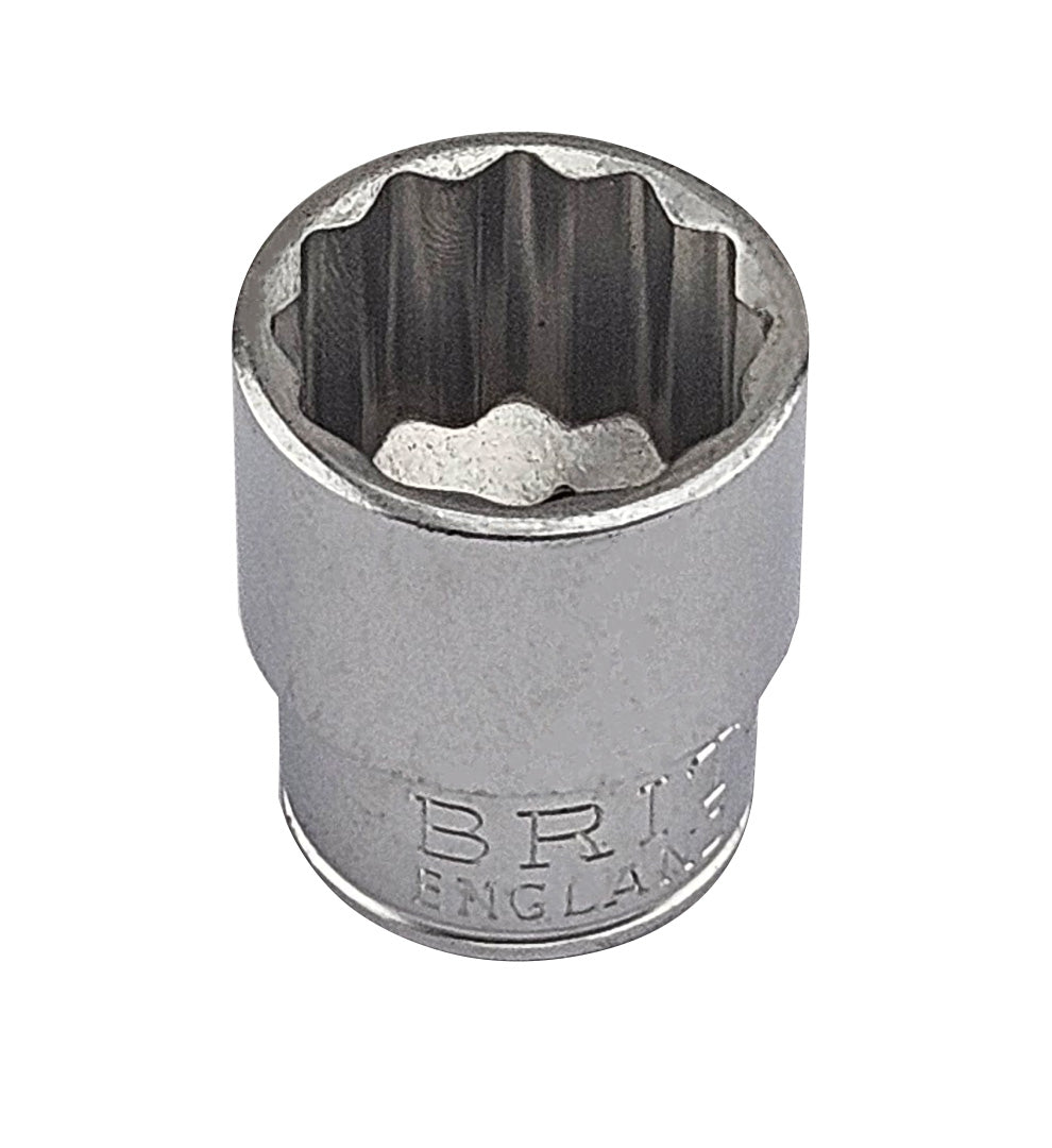 Britool Whitworth Socket Range - 12-Point 1/2" Drive  - Made In UK