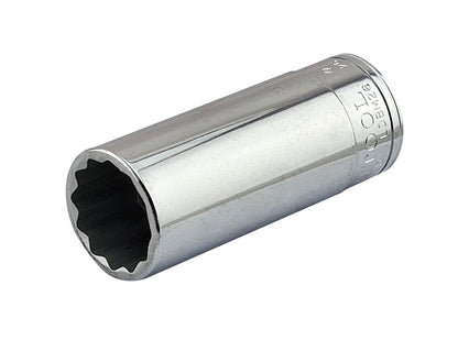 Britool 1/2" Drive Metric Deep Socket Range - 12-point - Made in England