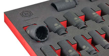 Britool Hallmark 25pc 1/2" Drive Deep Impact Socket Set (12-Point) Sizes 8-36mm