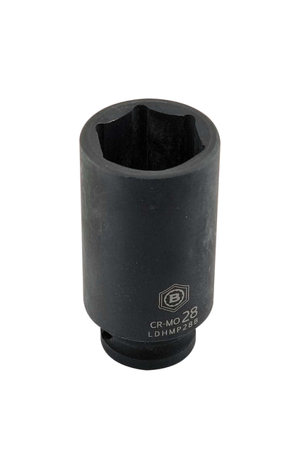 Britool Hallmark 1/2" Drive Deep Impact Socket Range (6-Point) Sizes 8-36mm (v3)