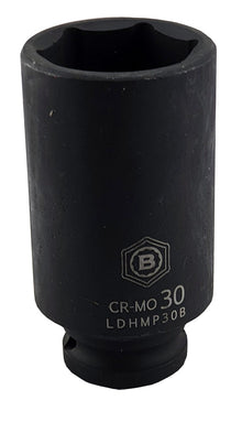 Britool Hallmark 1/2" Drive Deep Impact Socket Range (6-Point) Sizes 8-36mm (v3)