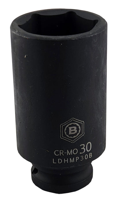 Britool Hallmark 1/2" Drive Deep Impact Socket Range (6-Point) Sizes 8-36mm (v3)