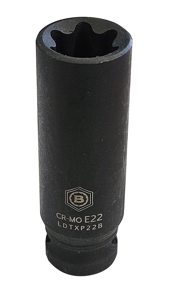 Britool Hallmark 1/2" Drive Impact Socket Set Sizes 8-36mm + E-Torx Set E10-E24