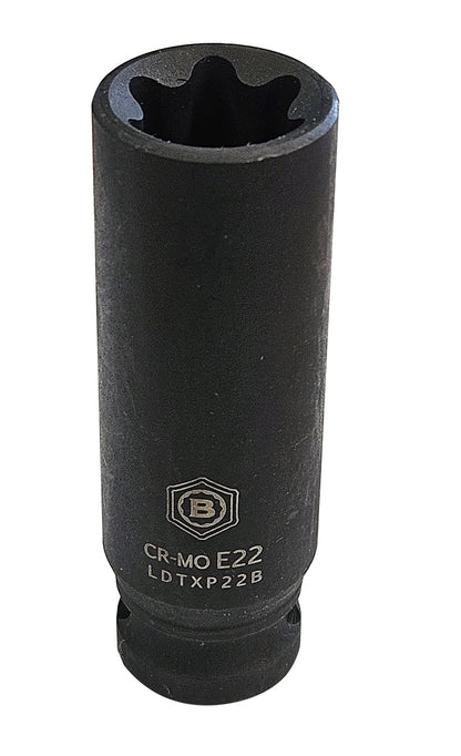 Britool Hallmark 1/2" Drive Impact Socket Set Sizes 8-36mm + E-Torx Set E10-E24