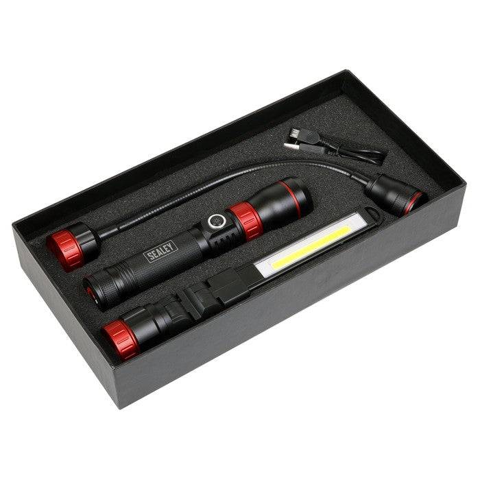 Rechargeable 3-in-1 Inspection Light 5W COB & 10W SMD LED