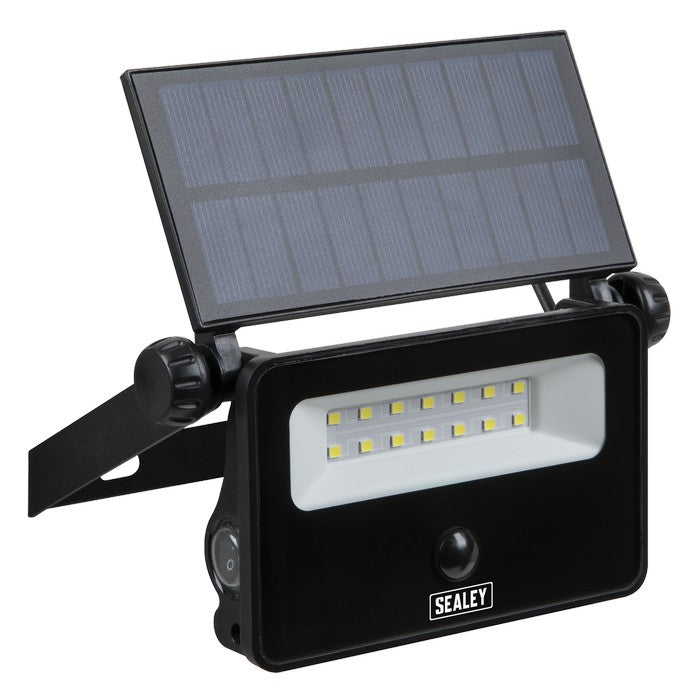 Extra-Slim Solar Floodlight with Wall Bracket 16W SMD LED