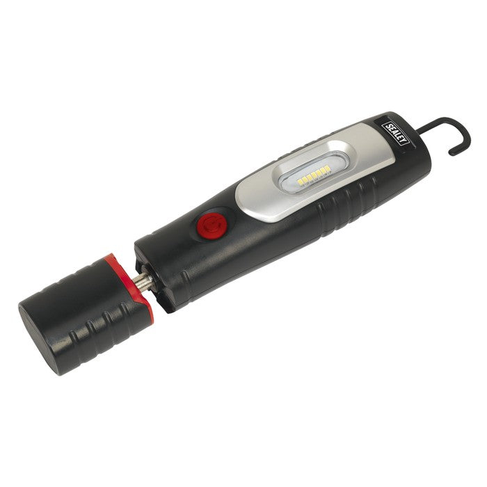 Rechargeable 360° Inspection Light 4W & 3W SMD LED - Black