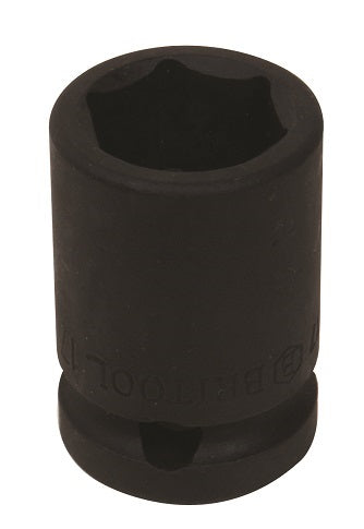 Britool Hallmark 1/2" Drive Impact Socket Range (6-Point) Sizes 8-32mm V2