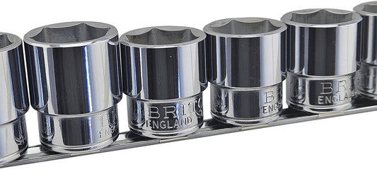 Britool England 1/2 SD Hexagon (6 Point) Metric Socket Set 20-32mm