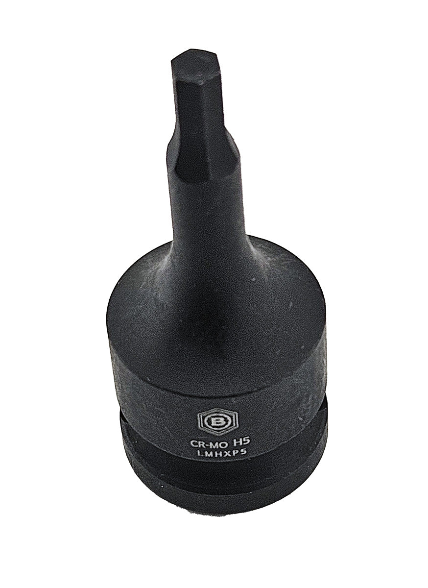 Britool Hallmark 1/2" Impact Hex / Allen Bit Driver Range
