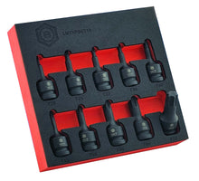 Britool Hallmark Torx / Star Impact Driver Set 10pc, 1/2" Drive