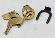 Gold Coloured Toolbox Lock And Key Set (no latch!)