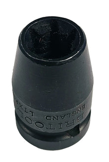 Britool Hallmark 1/2"SD Female Torx Impact Sockets E14-E20 Made in England