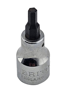 Britool England 3/8" Drive Metric Hexagon Bit Socket Range