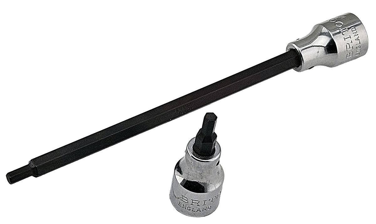 Britool England 3/8" Drive Metric Hexagon Bit Socket Range