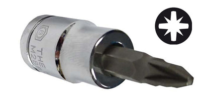 Britool Hallmark 3/8" Drive Phillips & Pozi Screwdriver Bit Socket Range