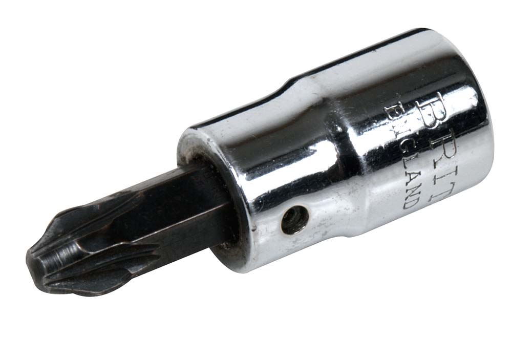 Britool England Pozi PZ Screwdriver Bit Socket Range - 3/8" Drive