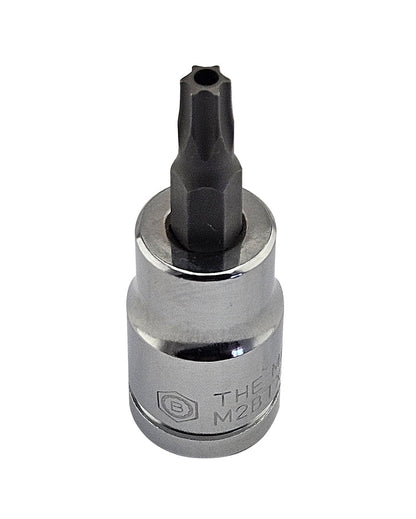 3/8"SD Britool Hallmark Tamperproof Torx Star Bit Socket (V2) T8 - T60