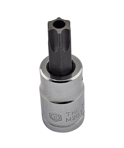 3/8"SD Britool Hallmark Tamperproof Torx Star Bit Socket (V2) T8 - T60