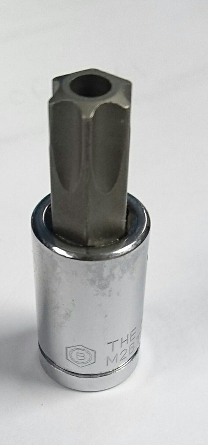 3/8"SD Britool Hallmark Tamperproof Torx Star Bit Socket (V2) T8 - T60