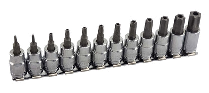 Britool Hallmark Torx / Star Screwdriver Set + Tamperproof TRX Bit Socket Set