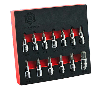 Spline | XZN & Tamperproof Torx Bit Socket Sets From Britool Hallmark