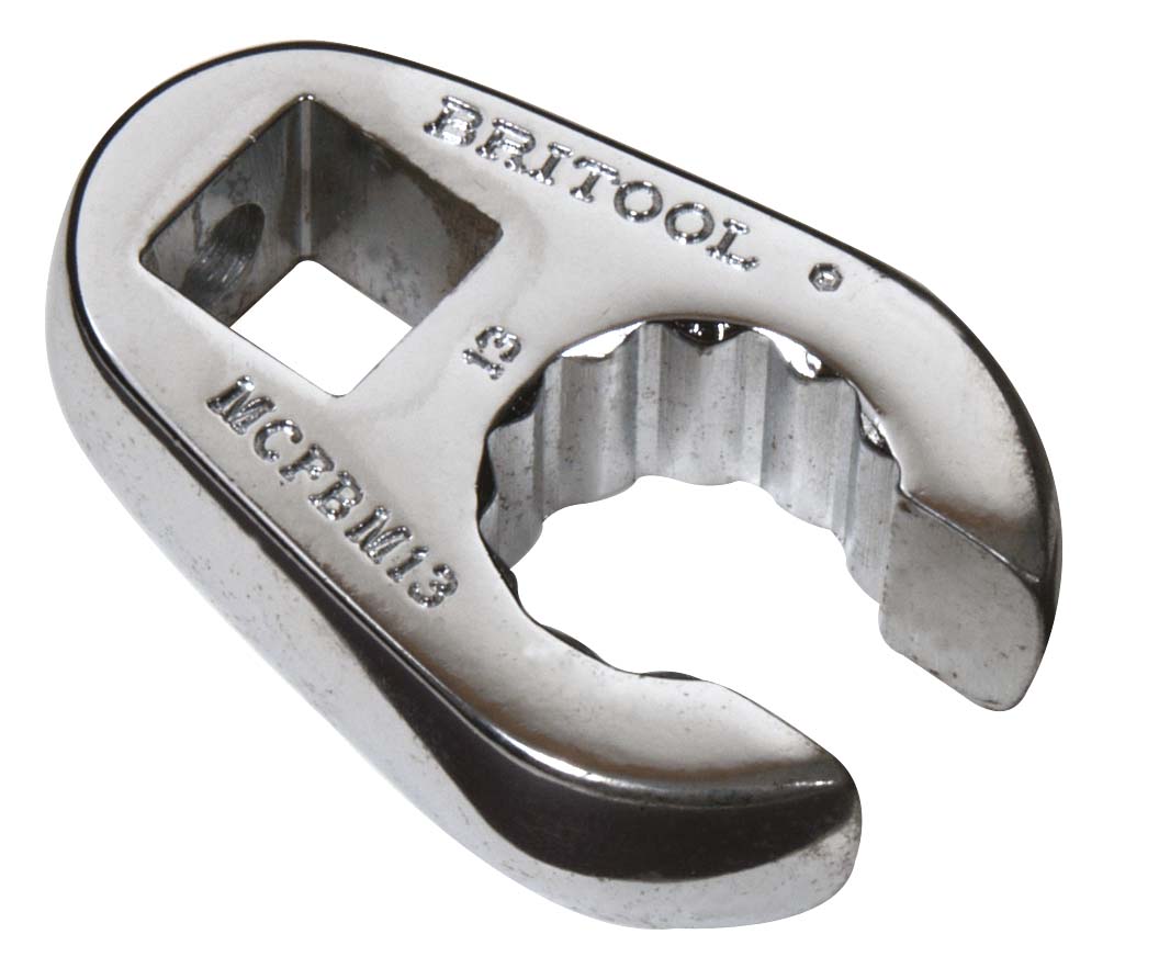 3/8"SD Britool England Metric Bi-Hexagon Flare Crow Foot Wrench MCFBM 9-21mm