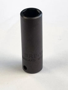 3/8"SD Britool England Deep Hexagon Impact Socket 1/2"AF Size - MDHP500