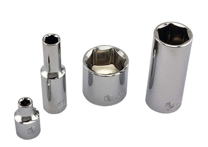 Britool Hallmark 3/8" Standard & Deep Sockets 6-24mm + E-Torx Sockets E4-E24