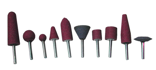 Universal Mounted Grinding Wheel / Points with 1/2" Shank - Various shapes