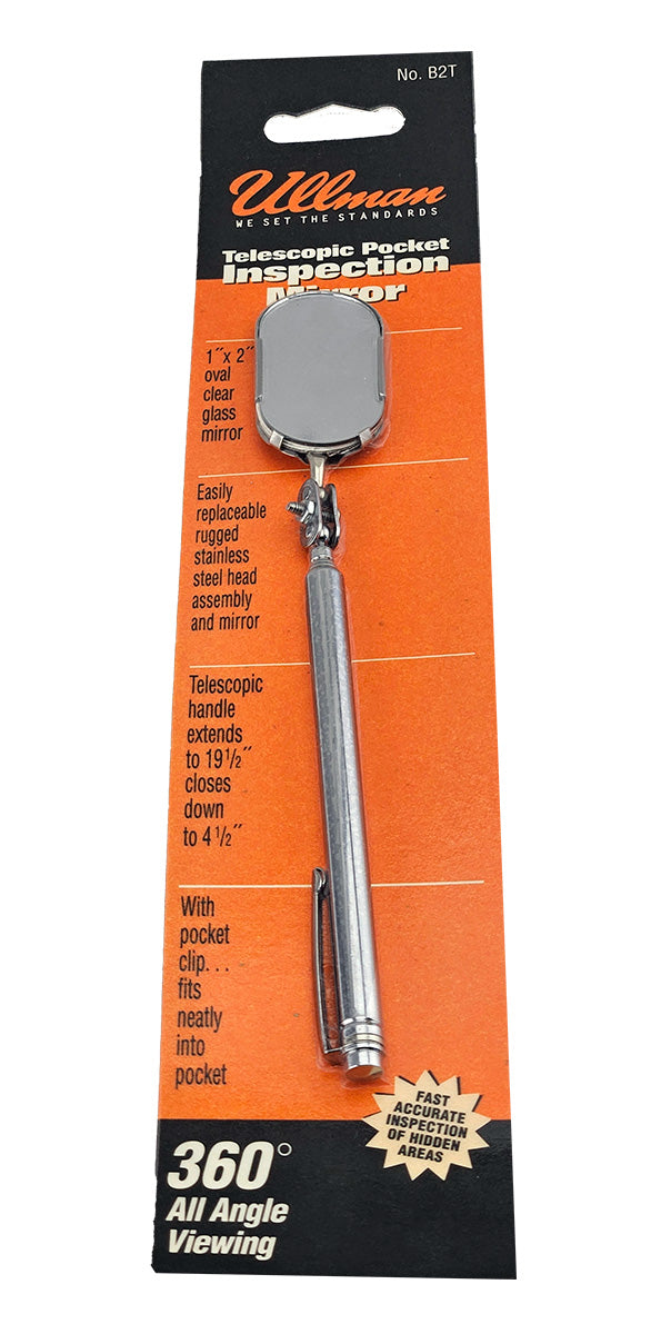 Ullman Tools Telescopic Pocket Oval Inspection Mirror.