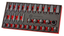 32pc Standard & Deep 3/8" Impact Socket Set 7-22mm (12 Point) Britool Hallmark