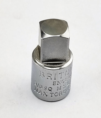 Britool England Chrome Socket Convertor - 3/8" Female To 1/2" Male - MSLP/A