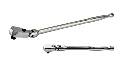 1/4" & 1/2" Drive Low Profile Ratchets With Flexi Head Britool Hallmark