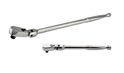 1/4" & 1/2" Drive Low Profile Ratchets With Flexi Head Britool Hallmark