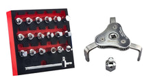 3/8" Sq Dr 19pc Oil Drain Plug Key Set + Oil Filter Wrench From Britool Hallmark