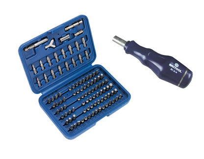 Bit Driver + 100pc Bit Set From Britool Hallmark
