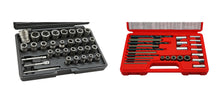Britool 32pc Bolt & Nut Extractor Socket Set + Screw Extractor Set