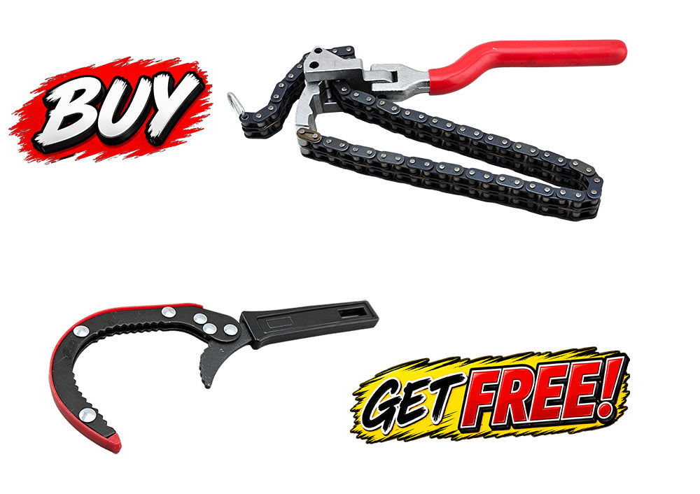 HGV Chain Oil Filter Wrench + FREE Filter Wrench