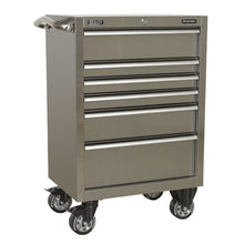 Premier™ Heavy-Duty Rollcab 6 Drawer 675mm - Stainless Steel