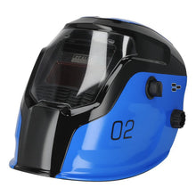 Auto Darkening Welding Helmet Shade 9-13 - Blue
