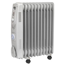 11-Element Oil Filled Radiator with Timer 2500W/230V
