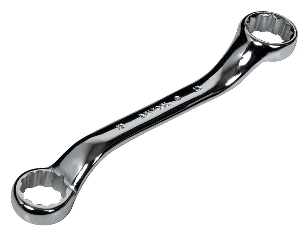 Britool England Short Series Swan Neck Ring Spanner Wrench AF & Metric
