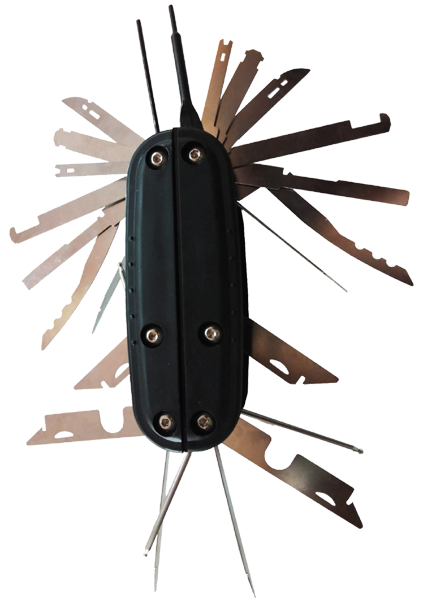 universal car radio removal tool kit stereo keys set