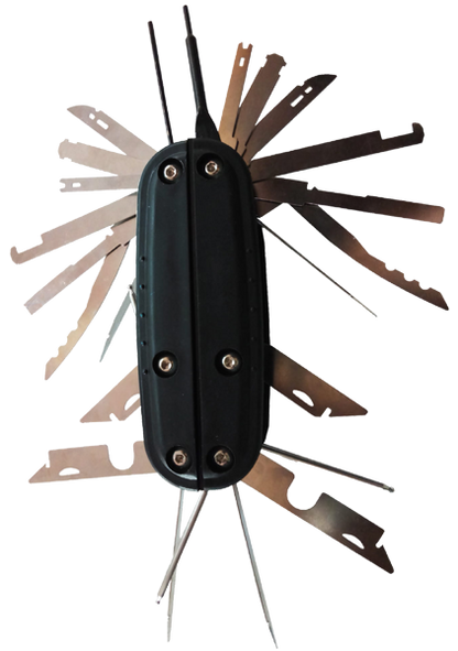 universal car radio removal tool kit stereo keys set