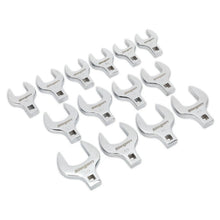 Siegen Crow's Foot Open End Spanner Set 1/2"Sq Drive 14pc