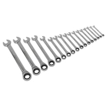 Combination Ratchet Spanner Set 17pc